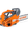 JonCutter G2500 25.4cc Top Handle Gas Chainsaw Power Head For Arborists With 12 Inch Chain And Bar Cover Lightweight Easy Start