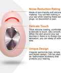 Reusable Ear Plugs For Sleeping And Noise Reduction With 8 Tip Sizes XS X S M L Pink Silicone Earplugs For Snoring, Travel