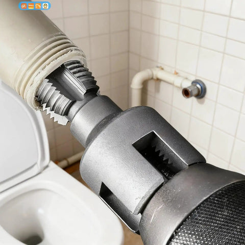Pro Grade Two Size Faucet Threading Kit For One Half And Three Quarter Inch Pipes With Internal And External Threading Carbon Steel PVC Pipe Threader Tools For Home Plumbing And Industrial Use, threading pipe in bathroom