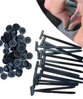 1000 Pcs Nylon Cable Zip Ties Kit With Self Locking Universal Buckle For Auto Repair And Home DIY, shown in plastic material close-up.