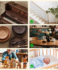 Premium Linseed Oil And Beeswax Wood Finish Sets Fast For A Killer Protective Seal on polished wooden piano and furniture.