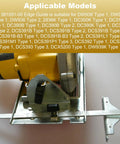 Heavy Duty Rip Fence Guide For Circular Saws with metal edge guide and scale for precision cutting, suitable for various models.