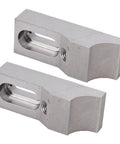 Two Pack Side Clamp Vises For Milling And CNC Low Profile Lateral Clamping Set With M8 Arc Jaw Toe Clamps Linear Clamps Pair