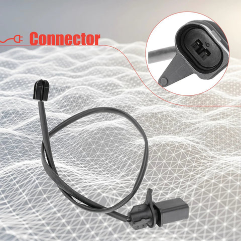 Sianxaido front brake pad wear sensor with wiring harness and 2-pin connector