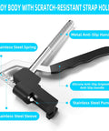 Handheld Watch Band Pliers Set For Stainless Steel Links Remover Tool With Adjustable Bracelet Length Includes Hammer And 3 Interchangeable Punches