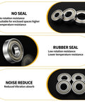 70 Piece Ball Bearings Set Pro Grade For 3D Printers Skateboards And Furniture Wheels With 10 Sizes Deep Groove Carbon Steel Bearings 693ZZ 623ZZ 624ZZ 685ZZ 687ZZ 627ZZ 608ZZ 6000ZZ 6903ZZ 6203ZZ, sealed and open bearings