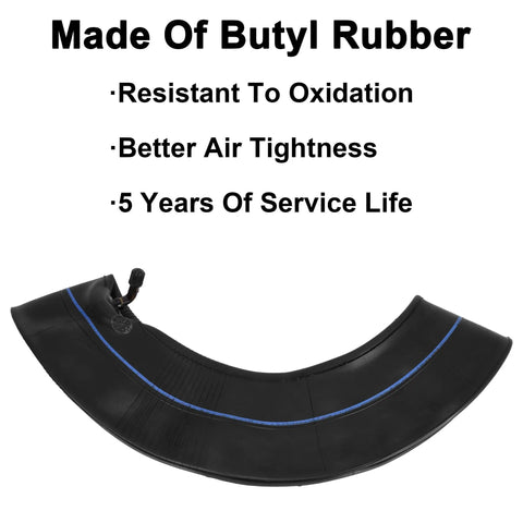 Heavy Duty Inner Tube 3.00-8 3.25-8 3.50-8 With TR-87 Angled Valve Stem 2 Pack For Scooters Garden Carts Wagons Made From Butyl Rubber
