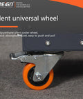 Smooth Rolling Heavy Duty Tool Cart, Multi Function Workshop Organizer Station With Cushioned Abs Covers, Cold Rolled Steel Build For Factory Or Garage Gear Storage, Built To Handle Your Daily Grind, polyurethane silent caster wheel.