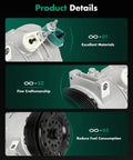 Top Tier AC Compressor With Clutch For Dodge Journey Chrysler 200 Avenger Cirrus Sebring 2.4 Liter And 3.5 Liter Engines 2007 Through 2020 showing detailed components.
