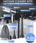 Cordless Handheld Car Vacuum Cleaner 15000 Pa High Power With Brushless Motor And Blower, 3-In-1 Portable Sucker set