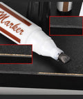 Close-up of marker from 17 Piece Quick Fix Furniture Repair Kit With 8 Touch Up Markers And 8 Wax Sticks Plus Sharpener for scratches