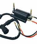 Bayou 300 Ignition CDI Box And Ignition Coil And Starter Solenoid Relay Replacement For KLF300 And KEF300 Lakota 300 ATVs 1989 To 2004 Fits 1995 2000 2003 Models, showing ignition coil and wiring.