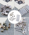 Heavy Duty Furniture Connecting Dowels With Cam Lock Fittings 24 Piece Set for cabinet and furniture assembly