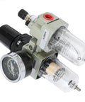 Heavy Duty Aluminum Alloy Filter Pressure Regulator Kit With Gauge for Pneumatic Systems and Air Filtration