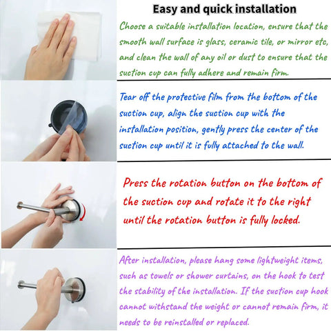 Installation steps for Brushed Nickel Toilet Paper Holder Wall Mount 5.8 Inch Stainless Steel Self Adhesive Roll Holder With Suction Cup For Bathroom And Kitchen Modern Minimalist Design No Fuss
