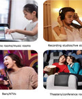 Pro Level Soundproof Studio Wedges Heavy Duty Acoustic Foam Panels 4 Inch Thick in various entertainment spaces