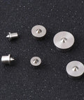 Stainless Steel Dowel Pin Kit With Center Transfer Plugs From 4mm To 12mm For Precise Furniture Positioning And Easy Installation Pro Grade Aligning Pins For Woodworking Joints And Quick Clean Results. Set of stainless steel dowel centers and plugs in multiple sizes.