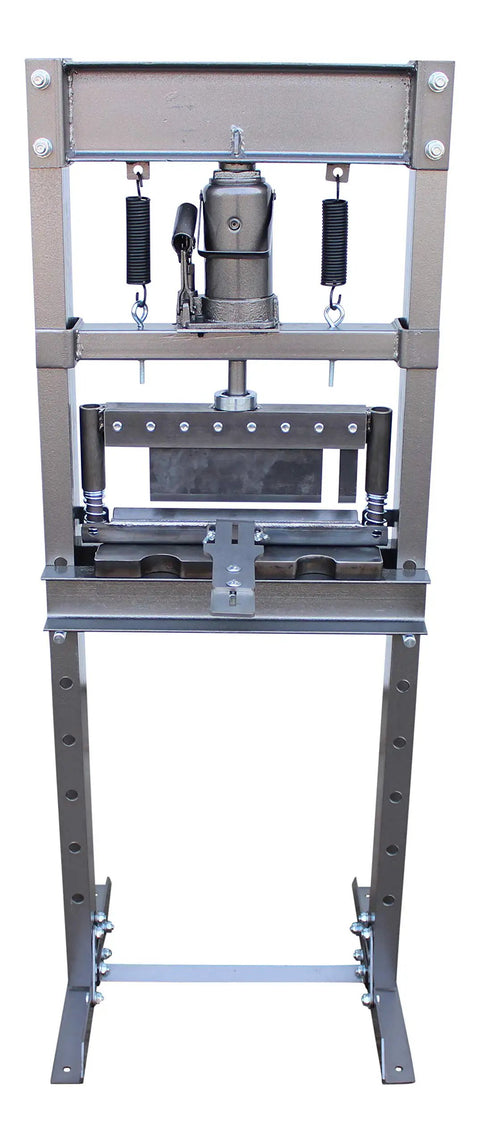 Badass Finger Brake Kit Designed For 12 Ton Hydraulic Press Featuring Adjustable Back And Side Stops For Precision DIY Fabrication Machined From 4140 Steel USA Shop