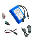 Heavy Duty 12V 3000mAh Rechargeable Battery Pack With 12.6V Charger And DC5521 Connector for all day power