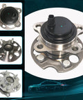 Rear Wheel Bearing And Hub Assembly With ABS For Lexus RX330 RX350 And Toyota Highlander 2004 2009 Passenger Side 5 Lug Direct Fit Replacement Premium Quality Beefed Up Heavy Duty OEM Grade