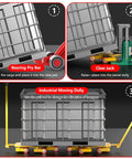 Heavy Duty Machinery Roller Skates Featuring Reinforced Steel Build And Smooth Swivel Casters For Turning Tough Warehouse Grinds Into A Real No Sweat Hustle, showing industrial moving tools.