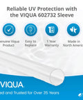 Close-up of Top Notch Replacement Quartz Sleeve For D4 D4 Plus D4 V C C4 IHS D4 UV Water Purification Systems