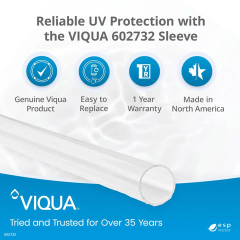 Close-up of Top Notch Replacement Quartz Sleeve For D4 D4 Plus D4 V C C4 IHS D4 UV Water Purification Systems