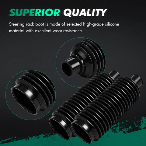 2 Pack Steering Rack And Pinion Tie Rod Boots For Toyota Tacoma 1995-2004 And Toyota 4Runner 1996-2002 Thickened Durable Boot Kit