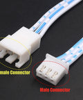 Prototyping Jumper Wires Kit Featuring 2P To 6P Double Ended Male Connectors with PVC cables for clean wiring