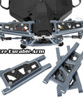 Beefed Up Alloy Front And Rear Suspension Arm Upgrade Kit For 1/10 Slash 4x4 And Slash 4x4 VXL shown with CNC machined aluminum arms