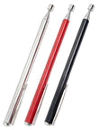 3 Piece Telescoping Magnetic Pickup Tools With Pocket Clip Grabber Reacher Pointers, red, silver, black, 24 Inch, strong magnets