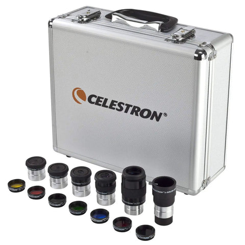 NexStar 5SE Schmidt-Cassegrain Telescope Bundle With Eyepiece Kit, StarBright XLT Coatings, eyepiece set and carrying case