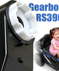 WW-4 12V RS390 Motor Gearbox Upgrade Kit with child in ride-on toy for 4WD trucks, SUVs, ATVs, and motorcycles