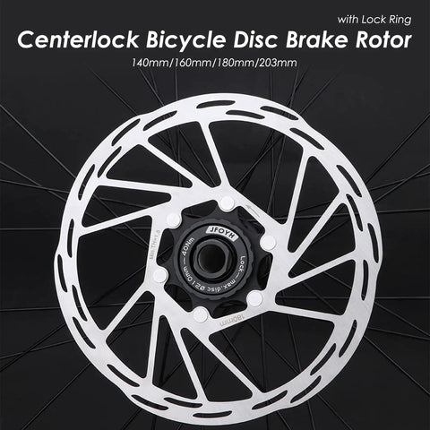 160mm Centerlock Disc Brake Rotor with Locking, 1.8mm Thickness, product image showing rotor design