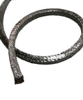 GraficBraid Style 1000 graphite braided compression packing, 1/4 in x 1/4 in, 8 ft for pumps and mechanical seals