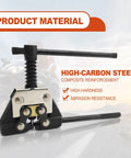 Beefy Heavy Duty Roller Chain Breaker And Detacher Tool for 25 35 40 41 50 60 chains, high-carbon steel material shown