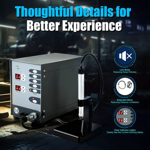 Jewelry Spot Welder Machine 110V 60Hz Pulse Argon Arc with controls and indicator lights for Gold and Hardware Repair 5 in 1
