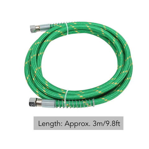 Middle-Pressure Steam Hose For Irons, High-Strength Flexible Silicone Rubber Tube, 9.8 Feet, Green