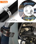 42 Piece Hose Clamps Set Stainless Steel 304 Worm Gear Assortment 1/4 Inch To 1-1/8 Inch on car and pipes