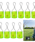 Slingshot Target Bells Set 10 Pieces Loud Bangin Bell Feedback Targets with Pro Grade Stainless Steel Construction Rustproof