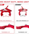 Heavy Duty Pallet Puller Clamp With 6614 Lbs Capacity Steel Single Scissor Grabber For Pulling Pallets Wood And More Extra Wide 8 Inch Jaw Opening Fast Offloading And Safer Handling, 8 inch jaw
