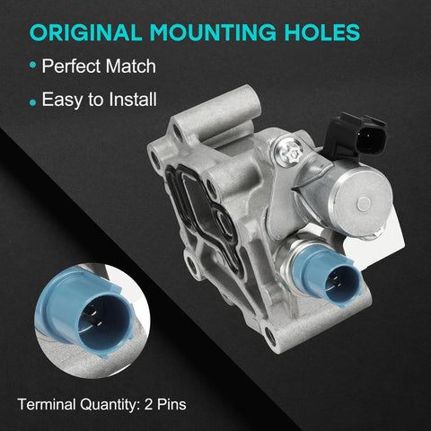 OCV Oil Control Valve For 2.4L L4 Timing VVT Solenoid Plug And Play Replacement For Honda Acura front view