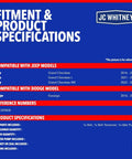 Serpentine Drive Belt Kit For 3.6L Jeep Grand Cherokee 2016-2022 fitment specifications JC Whitney