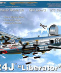 Box of B-24J Liberator 1/72 Scale Model Kit With Premium Cartograf Decals and dual marking options for WWII enthusiasts.