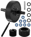 Traxxas One Tenth Scale Slash 2WD VXL Rustler Stampede Bandit Metal Gearbox Beefed Up Upgrade Gear Set Black