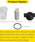 1 Inch 80 Mesh Water Pump Strainer Filter For Heavy Duty High Pressure Washers Sediment Filter Attachment components.