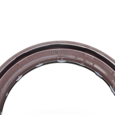 DMHUI rotary shaft seal, brown rubber, for hydraulic pump/motor, front view