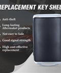 Mazda CX-3 CX-5 Key Fob Case Shell Replacement For 2020 2021 Just A Key Shell Durable Plastic Cover, anti-theft feature shown