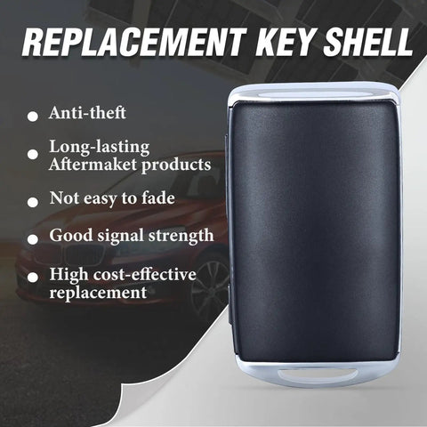 Mazda CX-3 CX-5 Key Fob Case Shell Replacement For 2020 2021 Just A Key Shell Durable Plastic Cover, anti-theft feature shown
