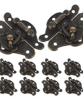 Vintage Zinc Alloy Box Hasp Latch With Screws For Jewelry Boxes And Antique Cabinets DIY Craft Repair Hardware Durable Small Lock Clasps